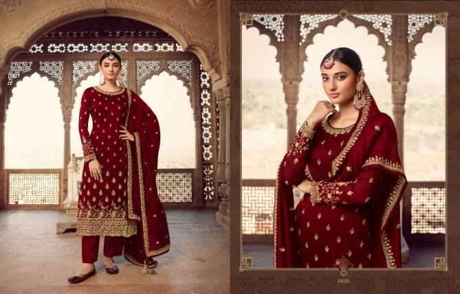 Meera Zisa Heavy Embroidery Work Wholesale Wedding Salwar Suits Catalog